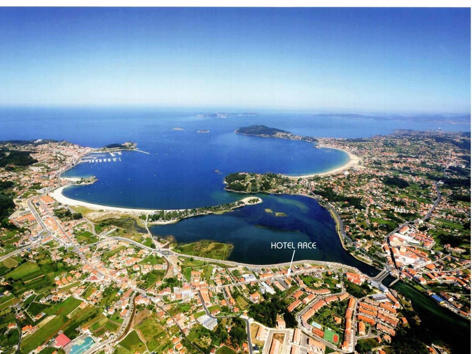 Hotel Arce Baiona Kültér fotó